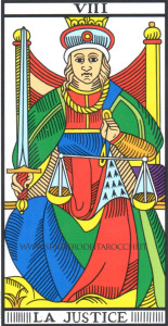 Justice Tarot of Marseilles Jodorowsky - Camoin